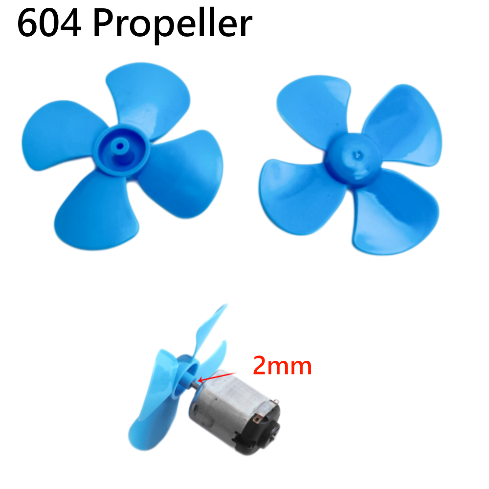 Science Diy Model - 10pcs 604 4‑Blade Propeller 1.95mm Hole