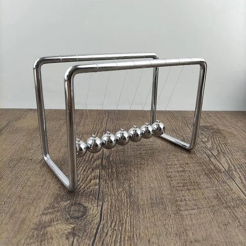 Newton Cradle Large - Motion Balance Machine Newtons Cradle Steel