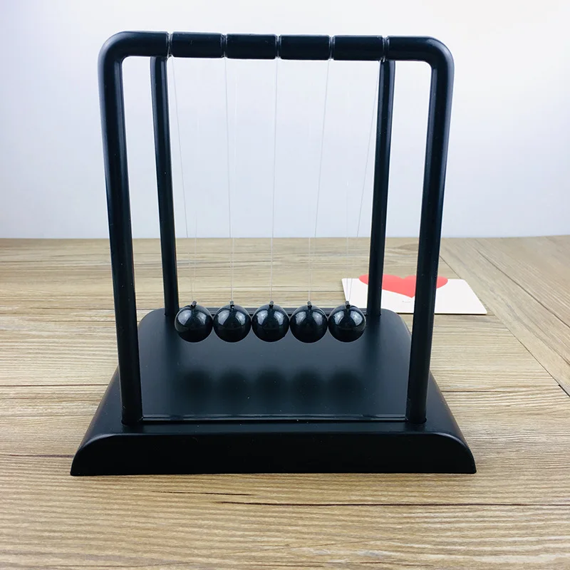 Black Newton Pendulum Generous - Newton Cradle Large recension och pris