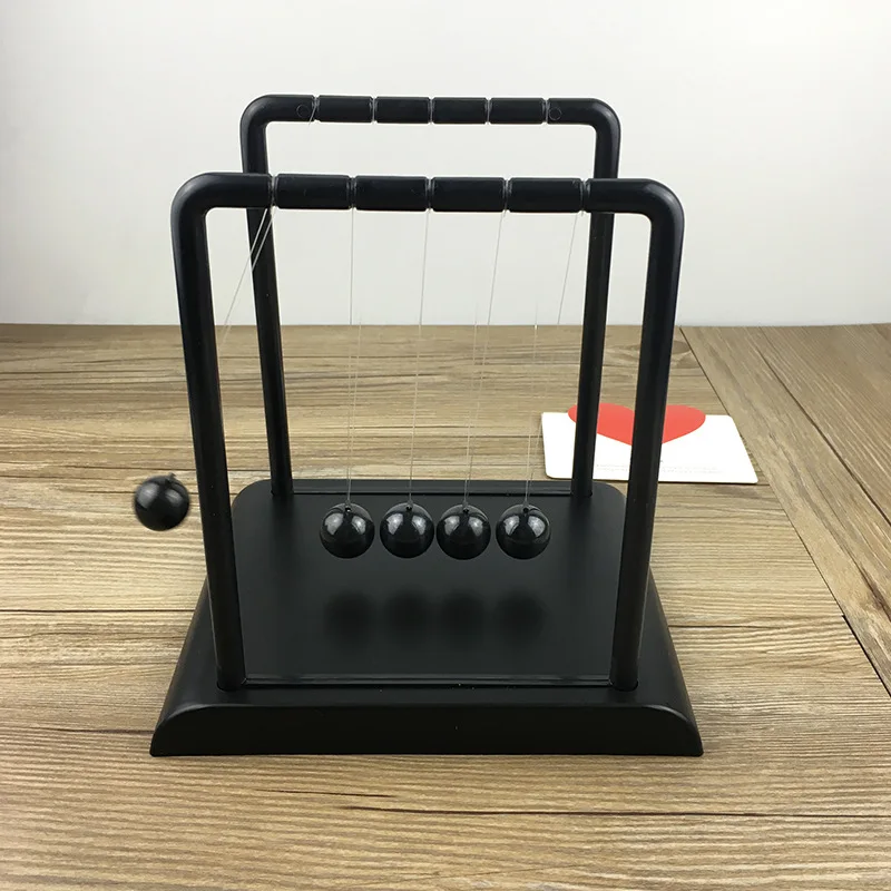 Black Newton Pendulum Generous - Newton Cradle Large recension och pris