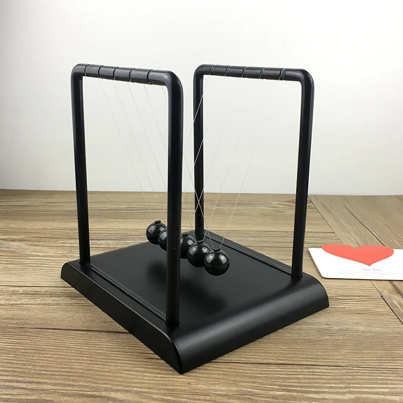 Black Newton Pendulum Generous - Newton Cradle Large recension och pris
