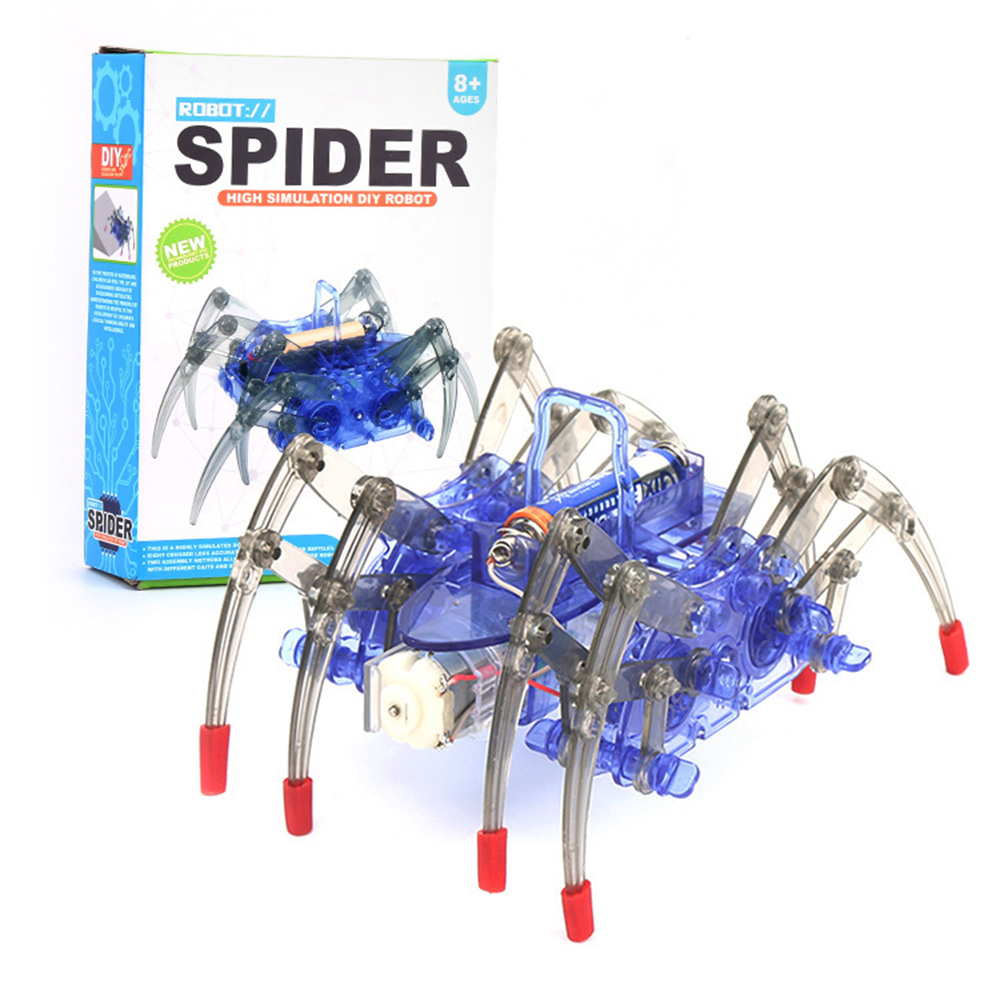 Electric Bionic Spider Robot D - Science Diy Model recension och pris